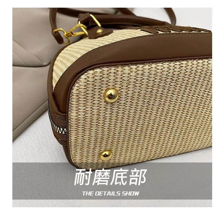 Luxe Essential Designer Diaper Bag For Women Luxury Leather Tote Elegant Crossbody Bag Stylish Must-Have - Tara's Tiny Treasures