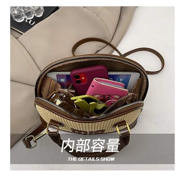 Luxe Essential Designer Diaper Bag For Women Luxury Leather Tote Elegant Crossbody Bag Stylish Must-Have - Tara's Tiny Treasures