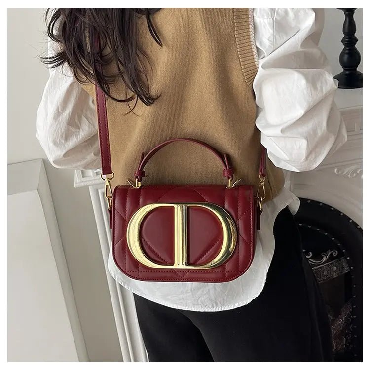 Luxury Chic Designer Diaper Bag For Women Large Capacity Tote Elegant Leather Crossbody Handbag For Fashionable And Practical - Tara's Tiny Treasures