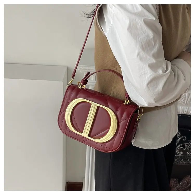 Luxury Chic Designer Diaper Bag For Women Large Capacity Tote Elegant Leather Crossbody Handbag For Fashionable And Practical - Tara's Tiny Treasures