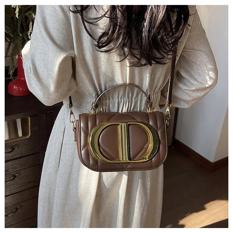 Luxury Chic Designer Diaper Bag For Women Large Capacity Tote Elegant Leather Crossbody Handbag For Fashionable And Practical - Tara's Tiny Treasures