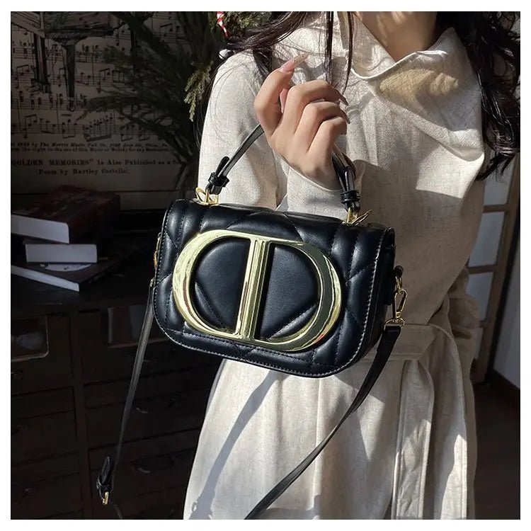 Luxury Chic Designer Diaper Bag For Women Large Capacity Tote Elegant Leather Crossbody Handbag For Fashionable And Practical - Tara's Tiny Treasures