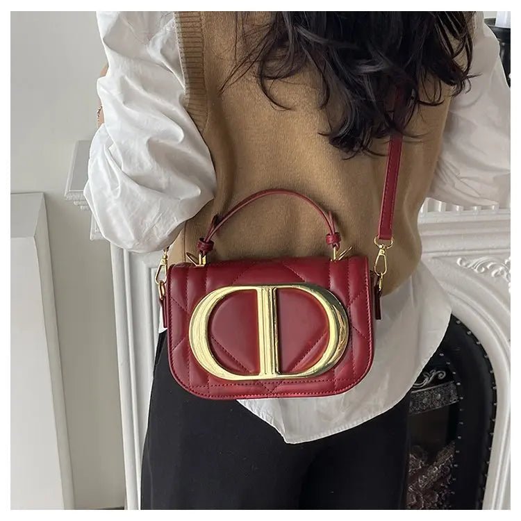 Luxury Chic Designer Diaper Bag For Women Large Capacity Tote Elegant Leather Crossbody Handbag For Fashionable And Practical - Tara's Tiny Treasures