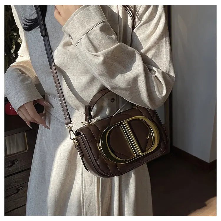 Luxury Chic Designer Diaper Bag For Women Large Capacity Tote Elegant Leather Crossbody Handbag For Fashionable And Practical - Tara's Tiny Treasures