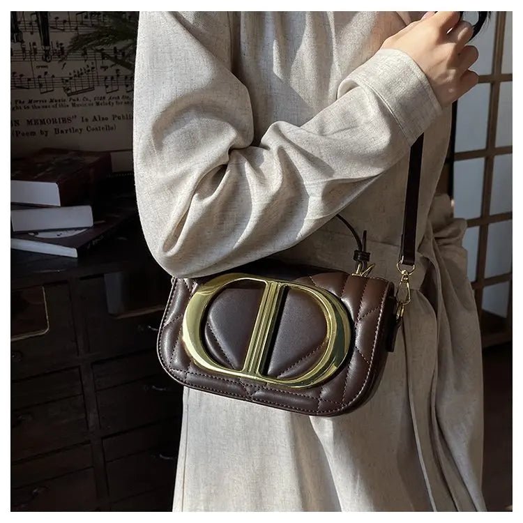 Luxury Chic Designer Diaper Bag For Women Large Capacity Tote Elegant Leather Crossbody Handbag For Fashionable And Practical - Tara's Tiny Treasures