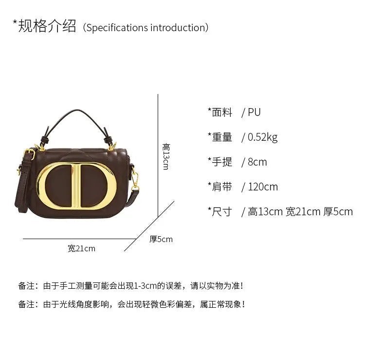 Luxury Chic Designer Diaper Bag For Women Large Capacity Tote Elegant Leather Crossbody Handbag For Fashionable And Practical - Tara's Tiny Treasures