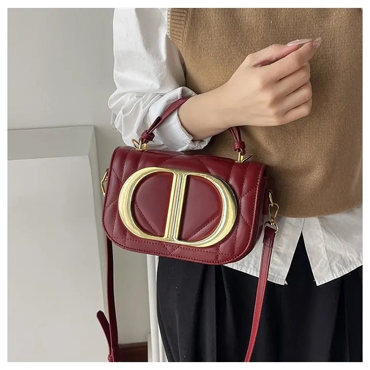 Luxury Chic Designer Diaper Bag For Women Large Capacity Tote Elegant Leather Crossbody Handbag For Fashionable And Practical - Tara's Tiny Treasures