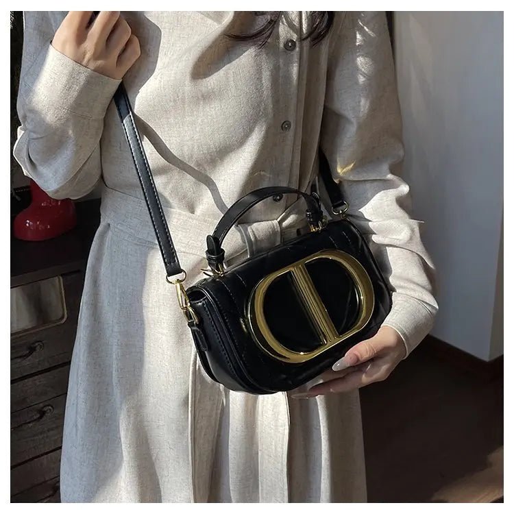 Luxury Chic Designer Diaper Bag For Women Large Capacity Tote Elegant Leather Crossbody Handbag For Fashionable And Practical - Tara's Tiny Treasures