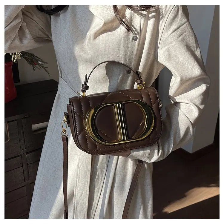 Luxury Chic Designer Diaper Bag For Women Large Capacity Tote Elegant Leather Crossbody Handbag For Fashionable And Practical - Tara's Tiny Treasures
