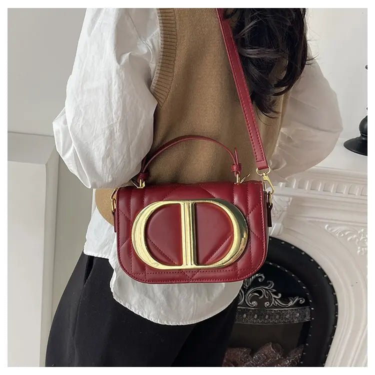 Luxury Chic Designer Diaper Bag For Women Large Capacity Tote Elegant Leather Crossbody Handbag For Fashionable And Practical - Tara's Tiny Treasures