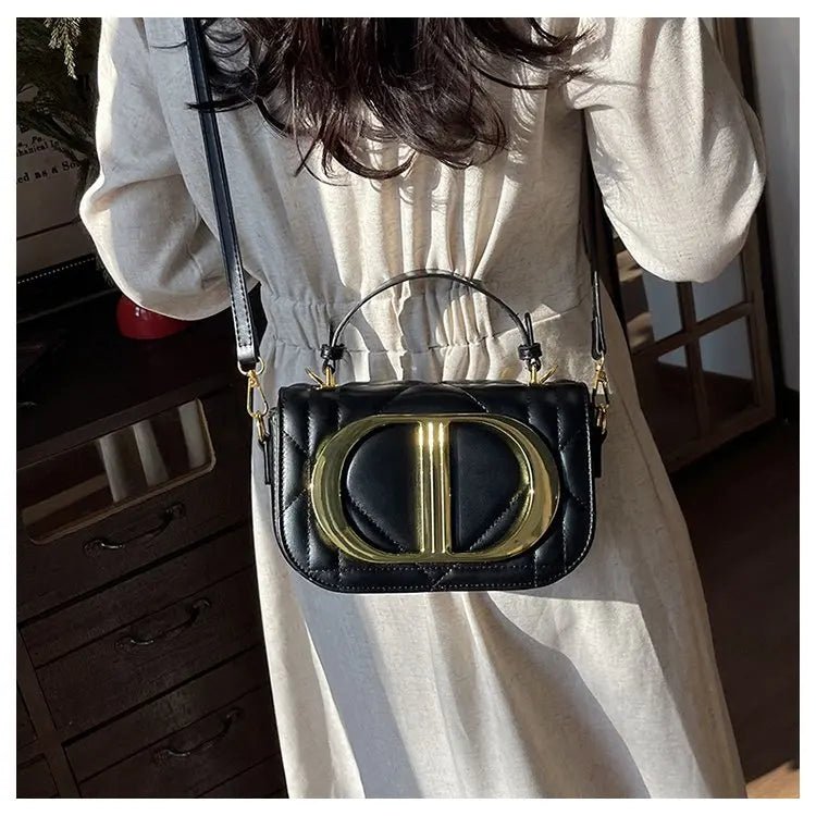 Luxury Chic Designer Diaper Bag For Women Large Capacity Tote Elegant Leather Crossbody Handbag For Fashionable And Practical - Tara's Tiny Treasures