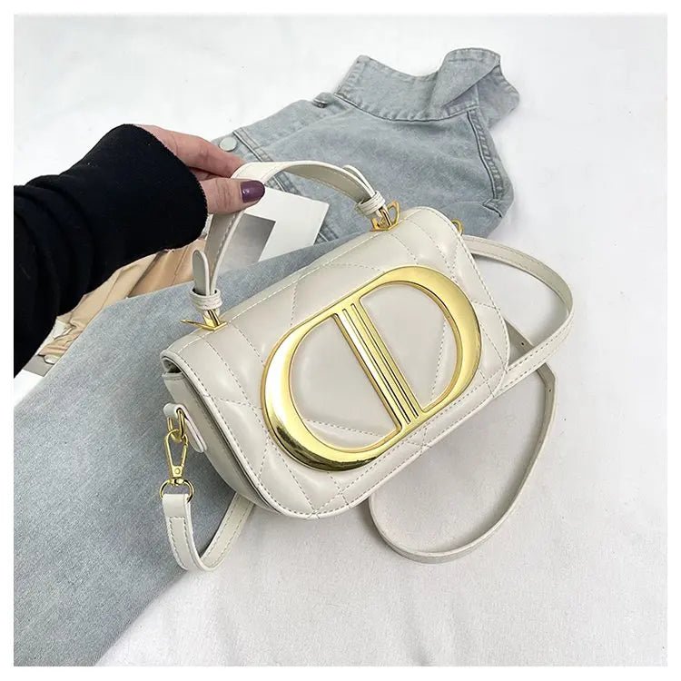 Luxury Chic Designer Diaper Bag For Women Large Capacity Tote Elegant Leather Crossbody Handbag For Fashionable And Practical - Tara's Tiny Treasures
