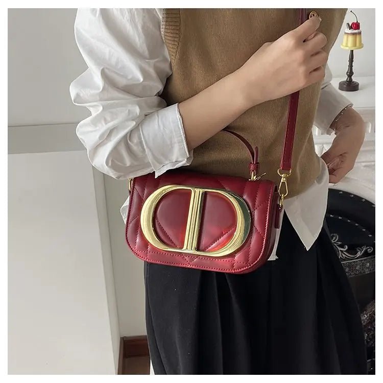 Luxury Chic Designer Diaper Bag For Women Large Capacity Tote Elegant Leather Crossbody Handbag For Fashionable And Practical - Tara's Tiny Treasures
