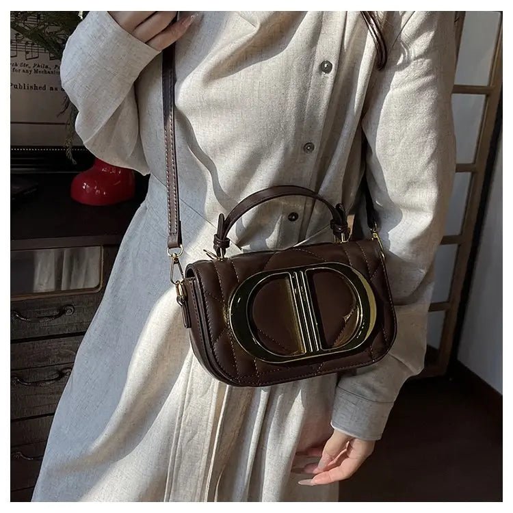 Luxury Chic Designer Diaper Bag For Women Large Capacity Tote Elegant Leather Crossbody Handbag For Fashionable And Practical - Tara's Tiny Treasures