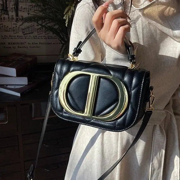 Luxury Chic Designer Diaper Bag For Women Large Capacity Tote Elegant Leather Crossbody Handbag For Fashionable And Practical - Tara's Tiny Treasures