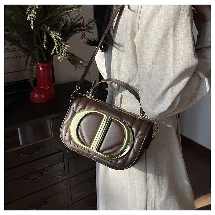 Luxury Chic Designer Diaper Bag For Women Large Capacity Tote Elegant Leather Crossbody Handbag For Fashionable And Practical - Tara's Tiny Treasures