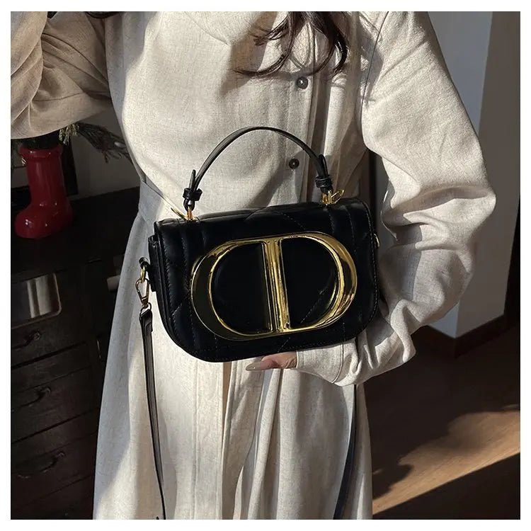 Luxury Chic Designer Diaper Bag For Women Large Capacity Tote Elegant Leather Crossbody Handbag For Fashionable And Practical - Tara's Tiny Treasures