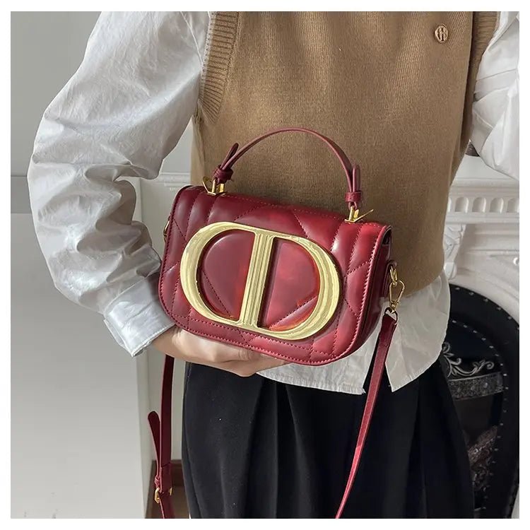 Luxury Chic Designer Diaper Bag For Women Large Capacity Tote Elegant Leather Crossbody Handbag For Fashionable And Practical - Tara's Tiny Treasures
