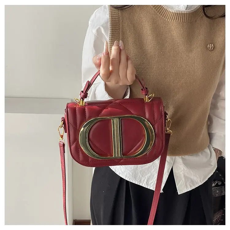Luxury Chic Designer Diaper Bag For Women Large Capacity Tote Elegant Leather Crossbody Handbag For Fashionable And Practical - Tara's Tiny Treasures