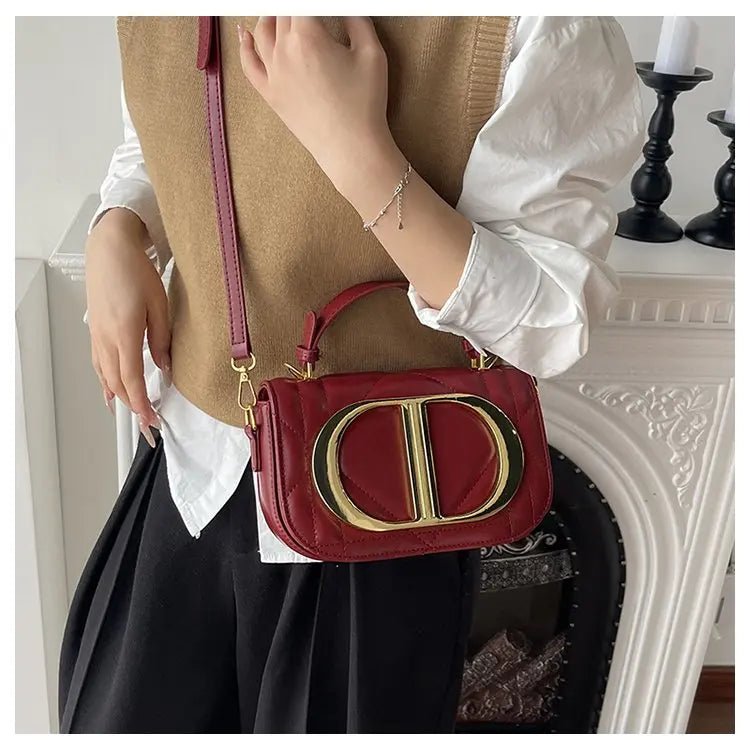 Luxury Chic Designer Diaper Bag For Women Large Capacity Tote Elegant Leather Crossbody Handbag For Fashionable And Practical - Tara's Tiny Treasures