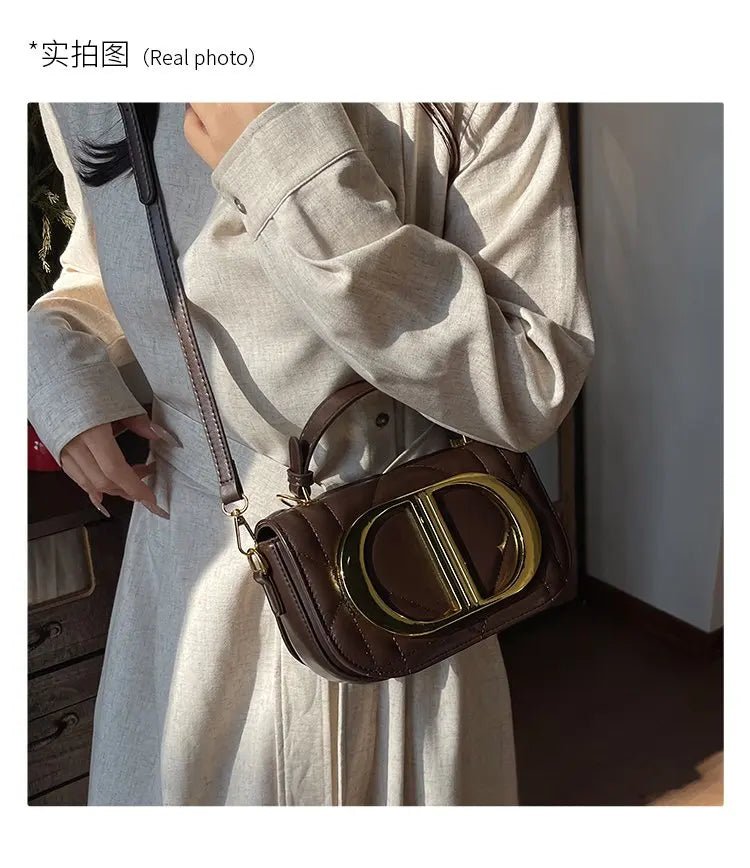 Luxury Chic Designer Diaper Bag For Women Large Capacity Tote Elegant Leather Crossbody Handbag For Fashionable And Practical - Tara's Tiny Treasures