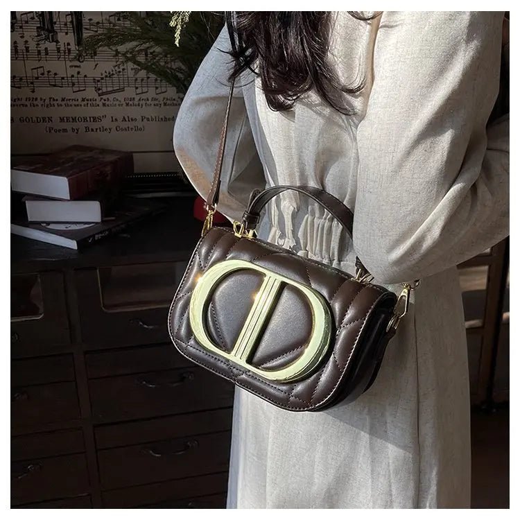 Luxury Chic Designer Diaper Bag For Women Large Capacity Tote Elegant Leather Crossbody Handbag For Fashionable And Practical - Tara's Tiny Treasures