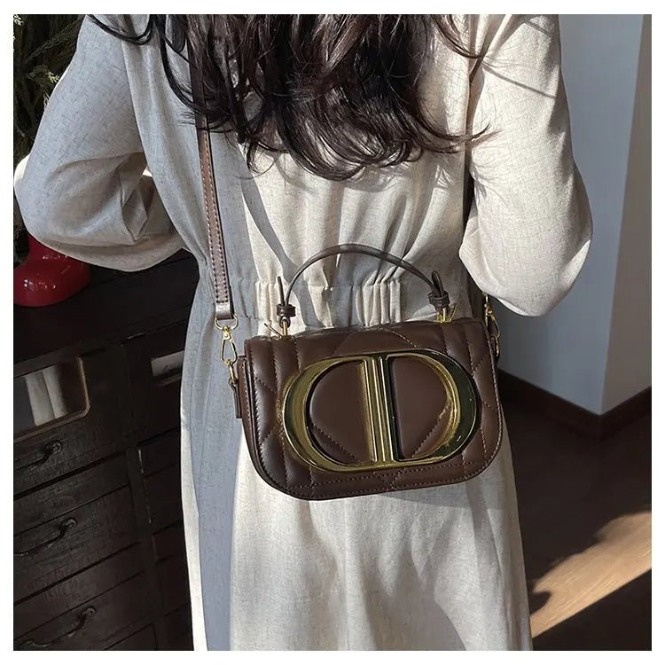 Luxury Chic Designer Diaper Bag For Women Large Capacity Tote Elegant Leather Crossbody Handbag For Fashionable And Practical - Tara's Tiny Treasures