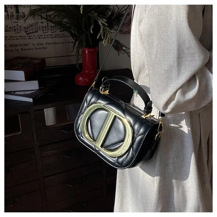 Luxury Chic Designer Diaper Bag For Women Large Capacity Tote Elegant Leather Crossbody Handbag For Fashionable And Practical - Tara's Tiny Treasures