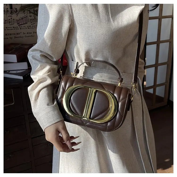 Luxury Chic Designer Diaper Bag For Women Large Capacity Tote Elegant Leather Crossbody Handbag For Fashionable And Practical - Tara's Tiny Treasures