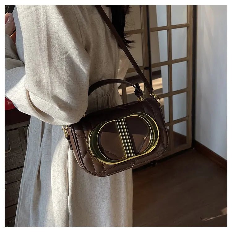 Luxury Chic Designer Diaper Bag For Women Large Capacity Tote Elegant Leather Crossbody Handbag For Fashionable And Practical - Tara's Tiny Treasures