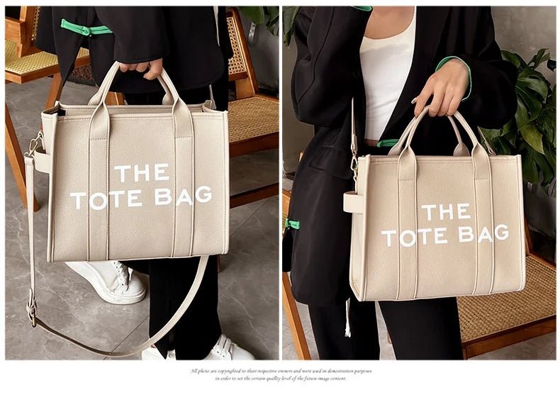 Luxury Designer Bag Tote Women Handbags Letter Shoulder Bags Brands Soft PU Shopper Purses Crossbody Bags for Women Clutch - Tara's Tiny Treasures
