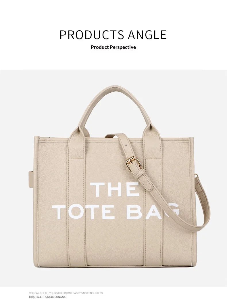 Luxury Designer Bag Tote Women Handbags Letter Shoulder Bags Brands Soft PU Shopper Purses Crossbody Bags for Women Clutch - Tara's Tiny Treasures