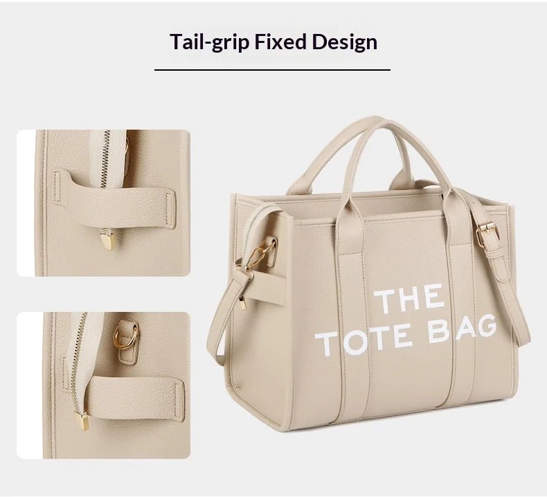Luxury Designer Bag Tote Women Handbags Letter Shoulder Bags Brands Soft PU Shopper Purses Crossbody Bags for Women Clutch - Tara's Tiny Treasures
