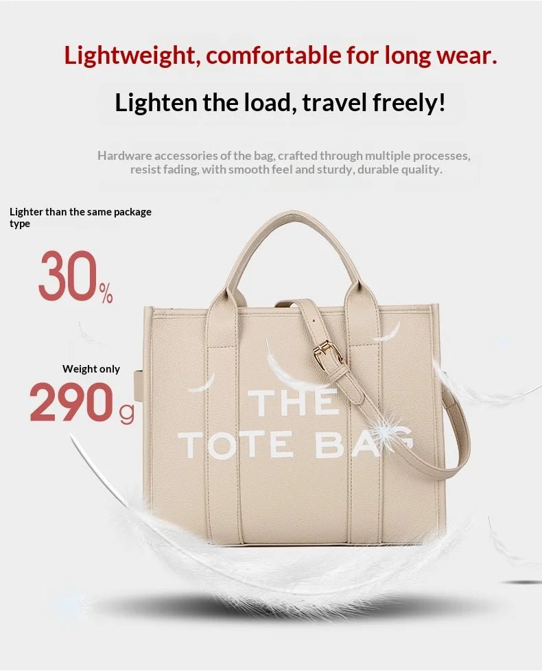 Luxury Designer Bag Tote Women Handbags Letter Shoulder Bags Brands Soft PU Shopper Purses Crossbody Bags for Women Clutch - Tara's Tiny Treasures