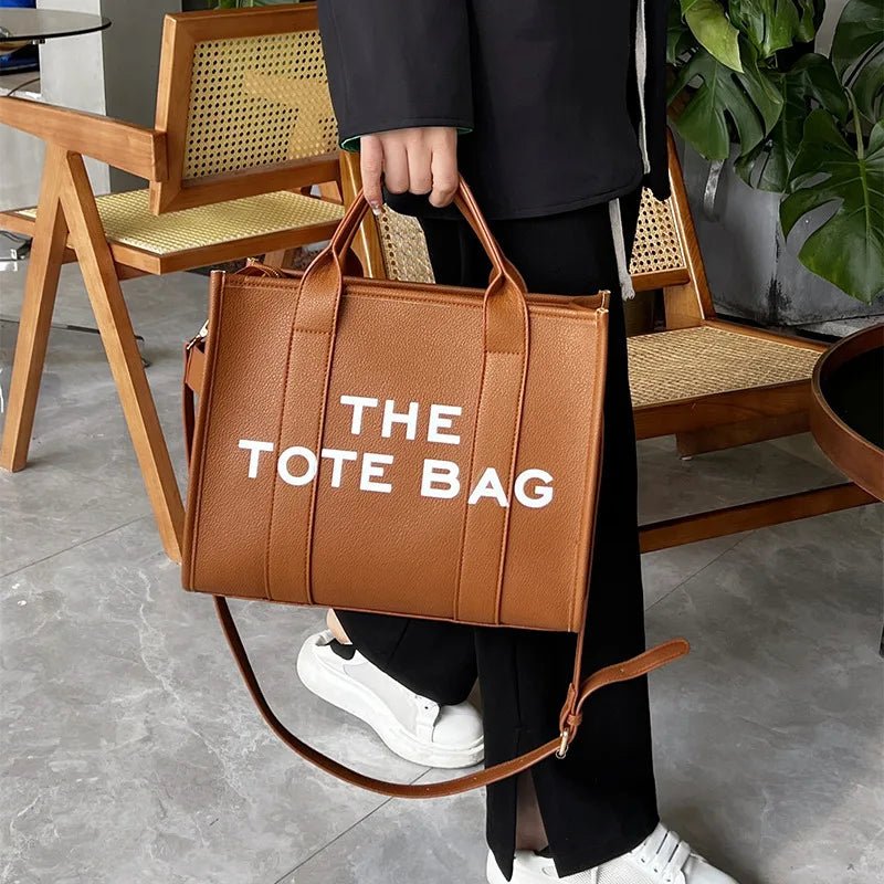Luxury Designer Bag Tote Women Handbags Letter Shoulder Bags Brands Soft PU Shopper Purses Crossbody Bags for Women Clutch - Tara's Tiny Treasures