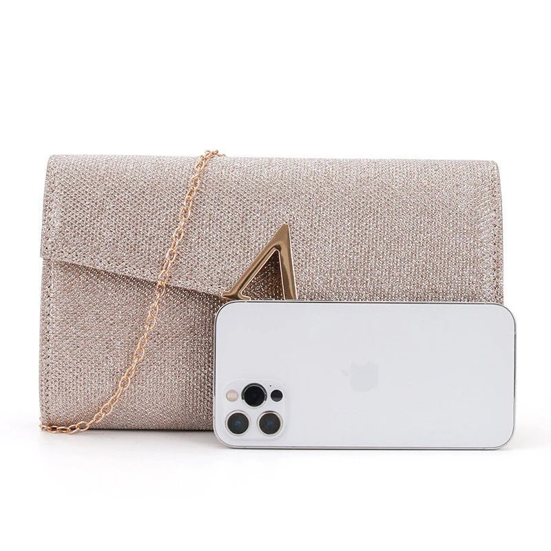 Luxury Designer Evening Bags for Women Glitter Handbag Elegant Dance Purses with Chain Strap Women's Handbags Sequin Clutch Bags - Tara's Tiny Treasures
