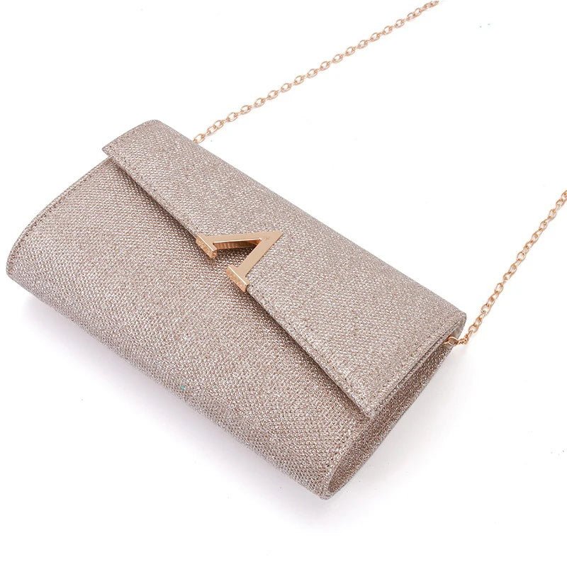 Luxury Designer Evening Bags for Women Glitter Handbag Elegant Dance Purses with Chain Strap Women's Handbags Sequin Clutch Bags - Tara's Tiny Treasures