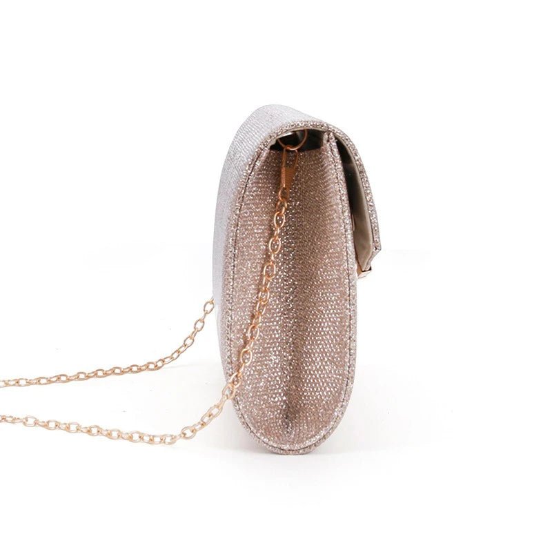 Luxury Designer Evening Bags for Women Glitter Handbag Elegant Dance Purses with Chain Strap Women's Handbags Sequin Clutch Bags - Tara's Tiny Treasures