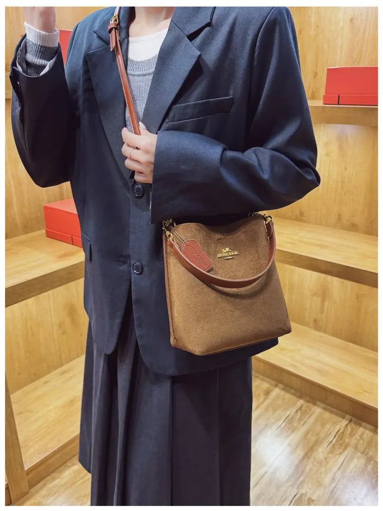 Luxury Everyday Essential Designer Diaper Bag Women Fashionable Leather Tote Large Capacity Elegant Crossbody Handbag - Tara's Tiny Treasures