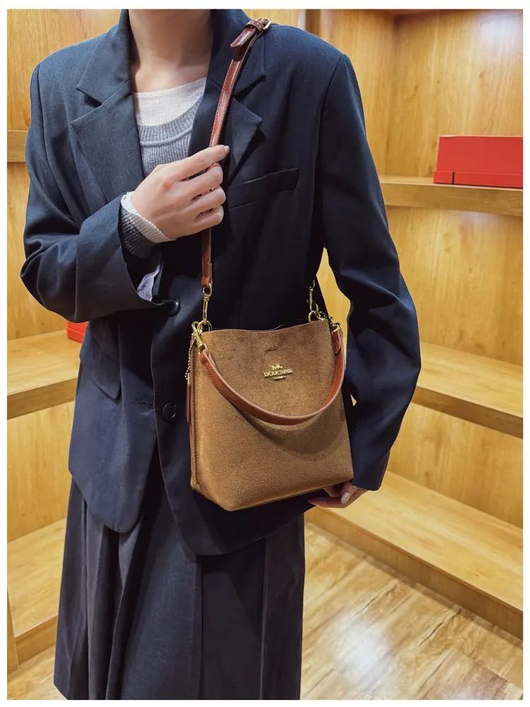Luxury Everyday Essential Designer Diaper Bag Women Fashionable Leather Tote Large Capacity Elegant Crossbody Handbag - Tara's Tiny Treasures