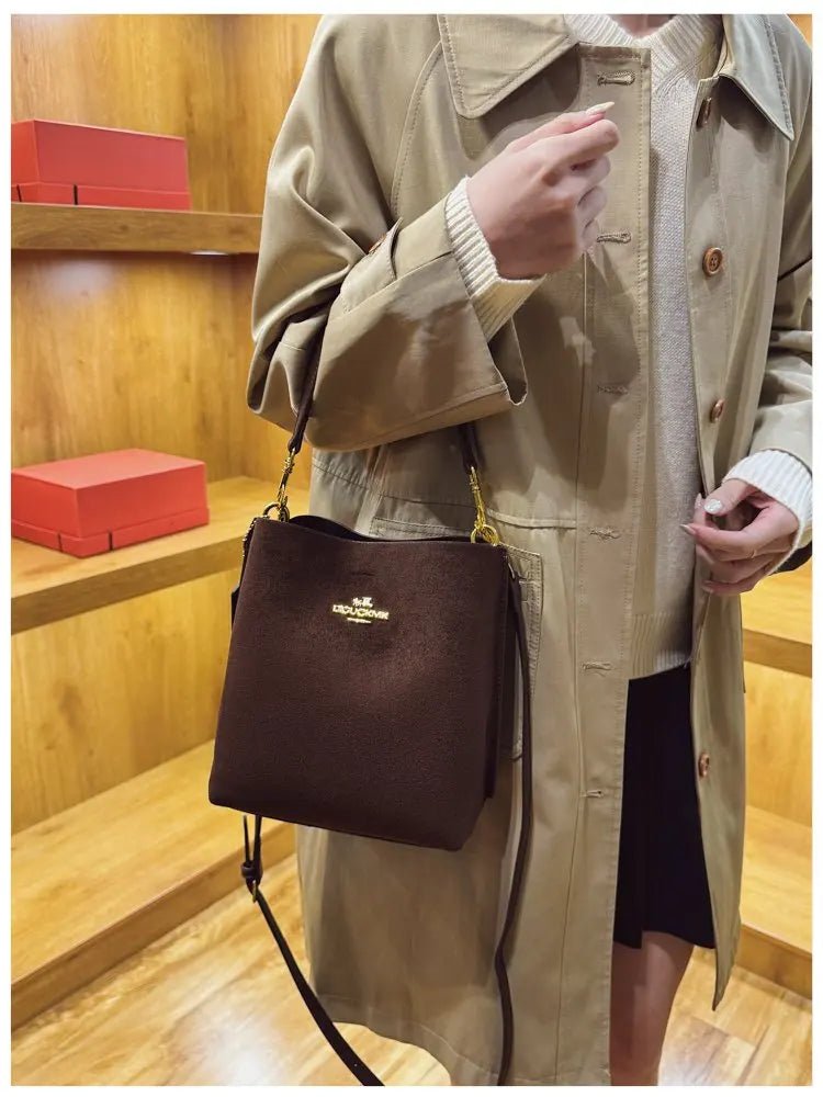 Luxury Everyday Essential Designer Diaper Bag Women Fashionable Leather Tote Large Capacity Elegant Crossbody Handbag - Tara's Tiny Treasures