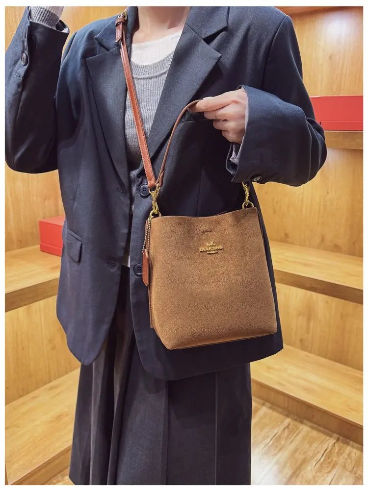 Luxury Everyday Essential Designer Diaper Bag Women Fashionable Leather Tote Large Capacity Elegant Crossbody Handbag - Tara's Tiny Treasures