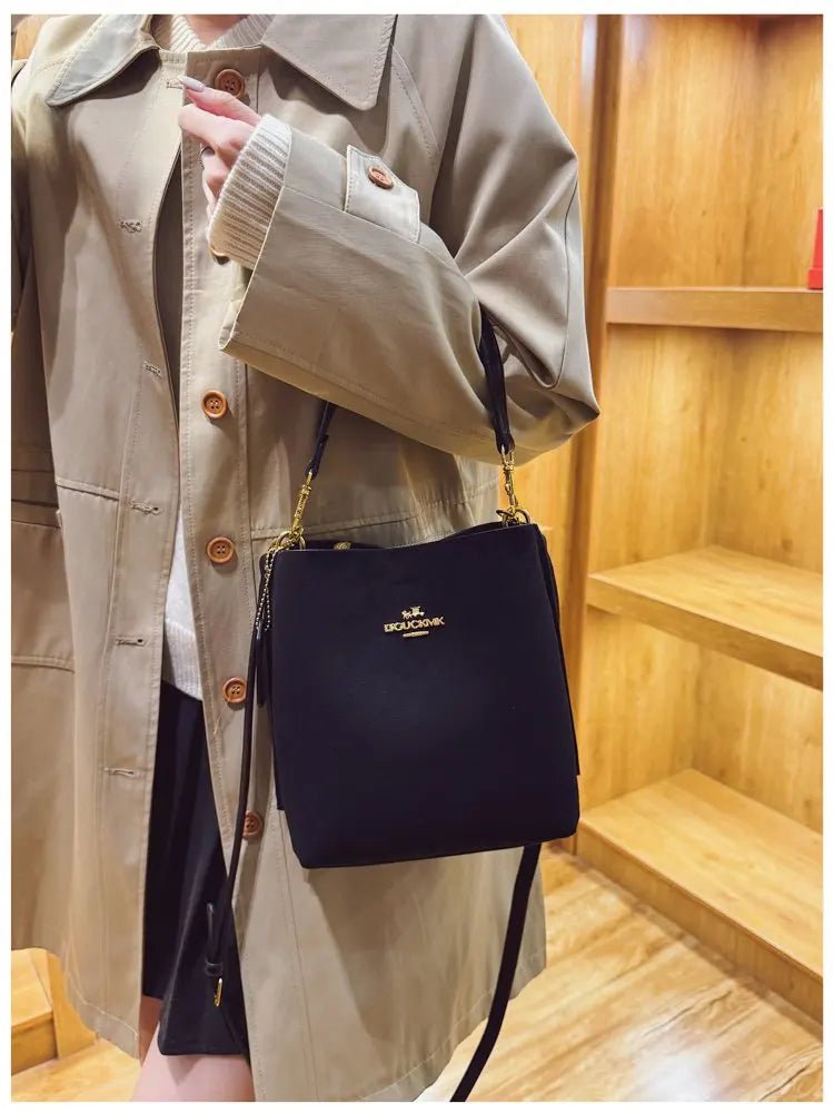 Luxury Everyday Essential Designer Diaper Bag Women Fashionable Leather Tote Large Capacity Elegant Crossbody Handbag - Tara's Tiny Treasures