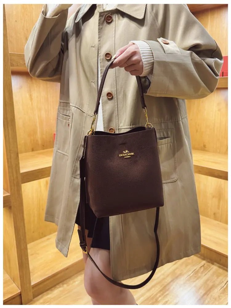 Luxury Everyday Essential Designer Diaper Bag Women Fashionable Leather Tote Large Capacity Elegant Crossbody Handbag - Tara's Tiny Treasures