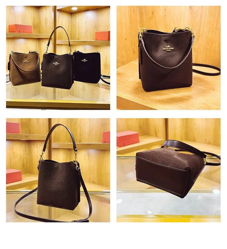 Luxury Everyday Essential Designer Diaper Bag Women Fashionable Leather Tote Large Capacity Elegant Crossbody Handbag - Tara's Tiny Treasures