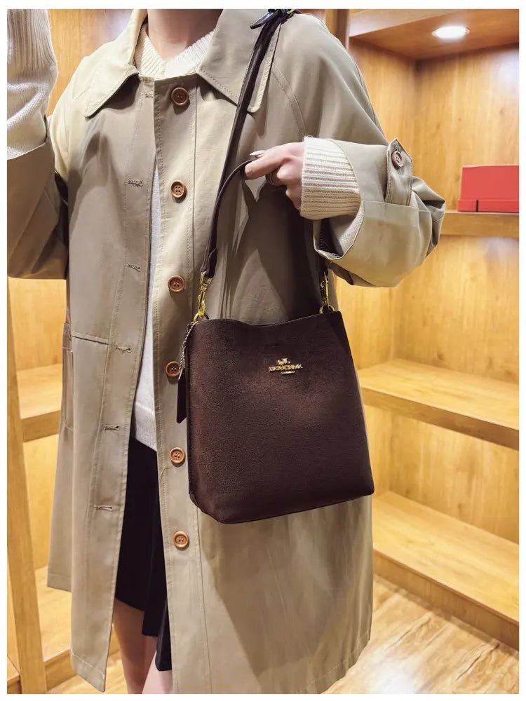 Luxury Everyday Essential Designer Diaper Bag Women Fashionable Leather Tote Large Capacity Elegant Crossbody Handbag - Tara's Tiny Treasures
