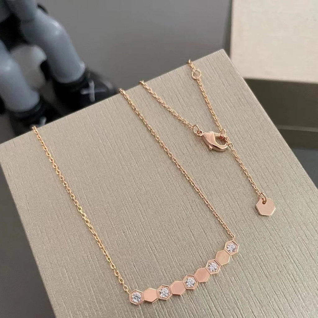 Luxury Jewelry 925 Pure Silver Women's Necklace.Trendy Wedding Jewelry Accessories Holiday Gifts - Tara's Tiny Treasures