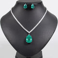 Luxury Ladies Jewellery Set Summer Dresses Hundreds With Pieces Big Drops Necklace Earrings Party Evening Gift Wedding M-312 - Tara's Tiny Treasures