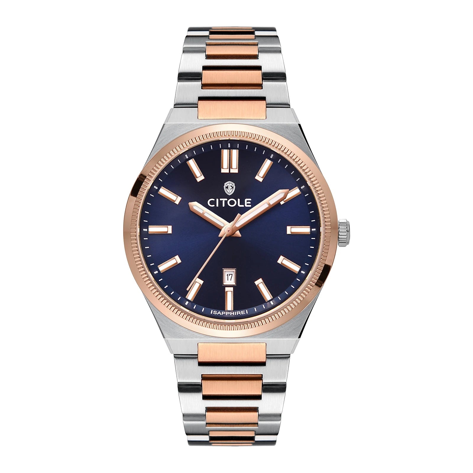 Luxury Sports Watch for Men Waterproof Stainless Steel MIYOTA 2115 Quartz Movement CT7010G - Tara's Tiny Treasures