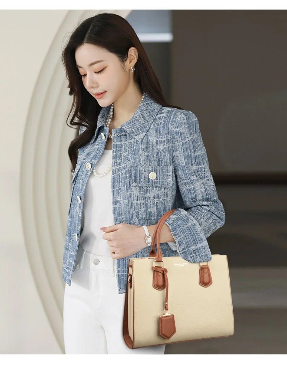Luxury Women's Handbags 3 Layers Large Capacity Women Shoulder Bags Top Quality PU Leather Commute Crossbody Bags For Women Sac - Tara's Tiny Treasures